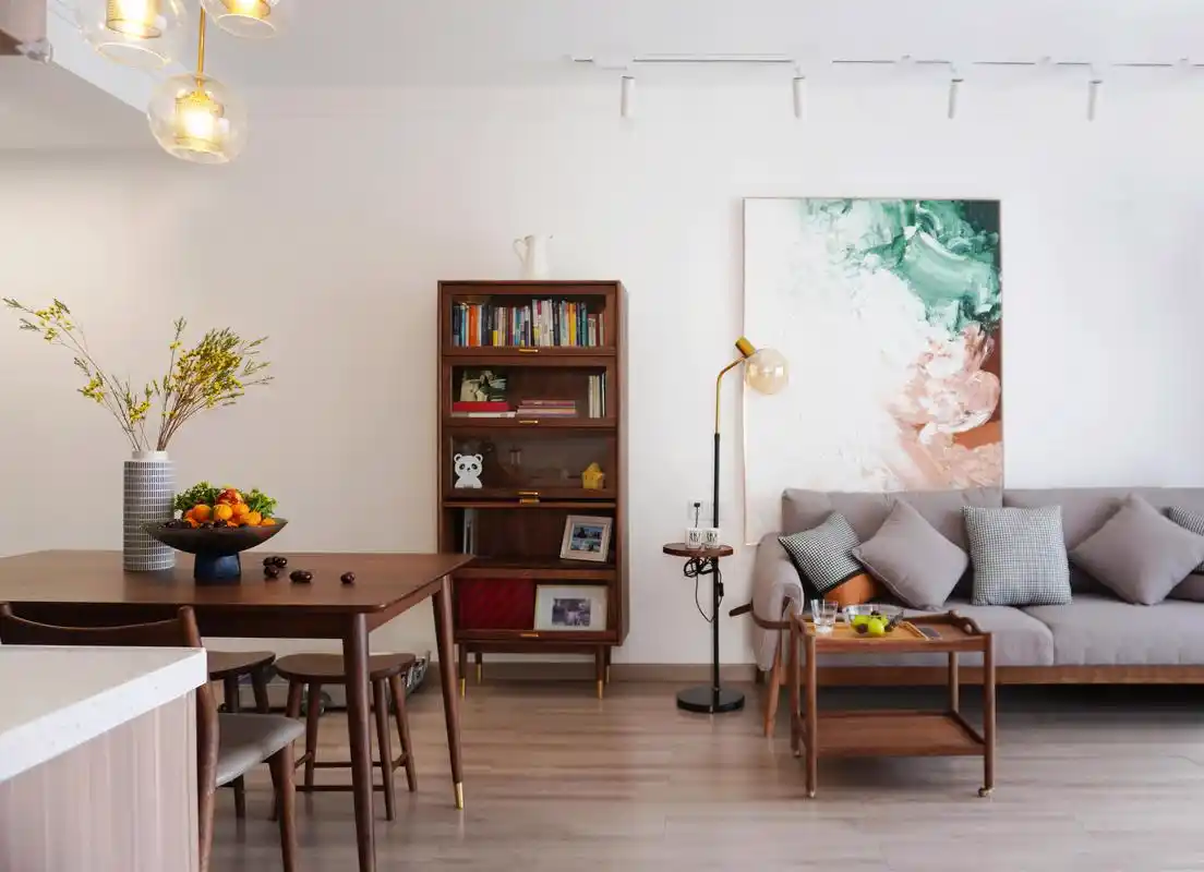 78㎡打造简约温馨的三口之家,2室1厅的实用空间设计!