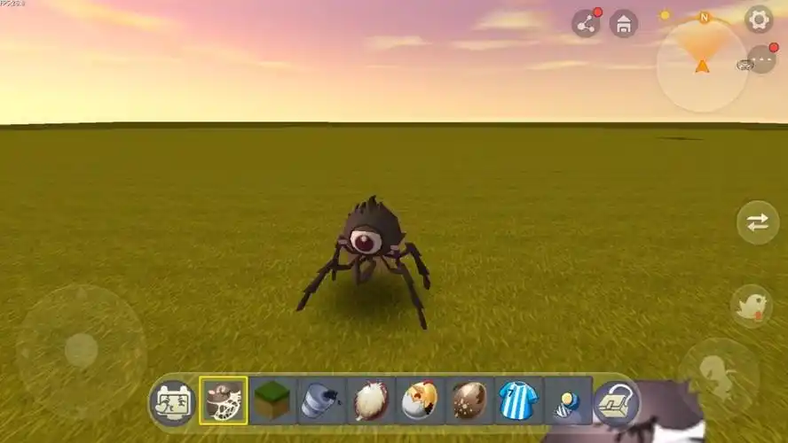 原创迷你世界玩家头疼不已的怪物大眼蜘蛛上榜它堪称萌新杀手