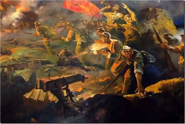 纵队指挥所寻一处路旁的小村庄,开会研究.