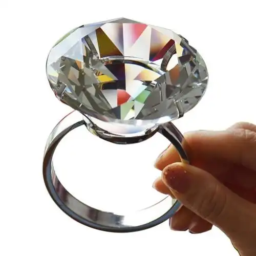 搞怪趣味戒指告白表白可爱钻石指环钻戒童趣戒指