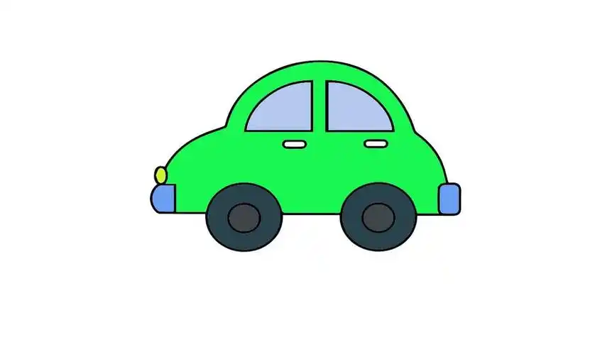 小汽车简笔画