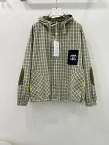 chanel/香奈儿 24新款连帽套头上衣宽松休闲冲峰衣外套男女同款