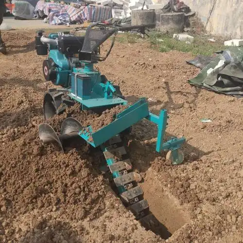 2020年最新款-链条式开沟机_合金刀头开沟机_手扶开沟机-小型开沟机