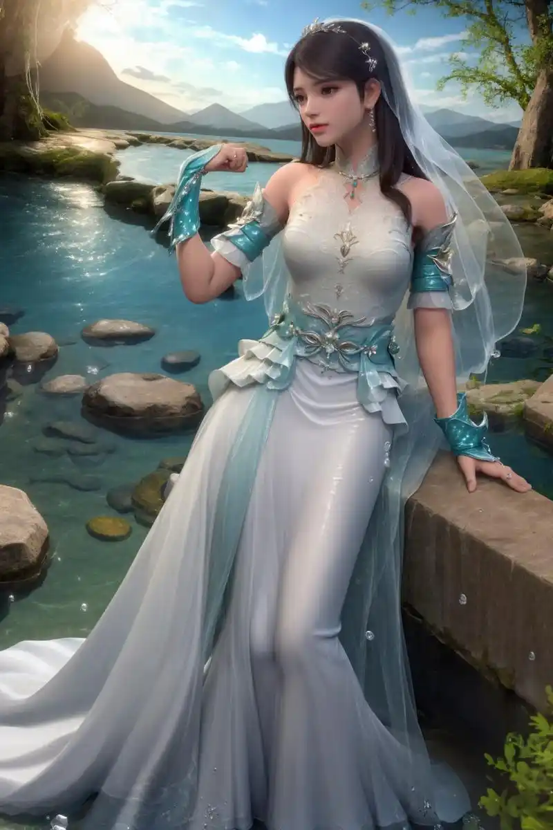 漂亮可爱的薰儿海边美图