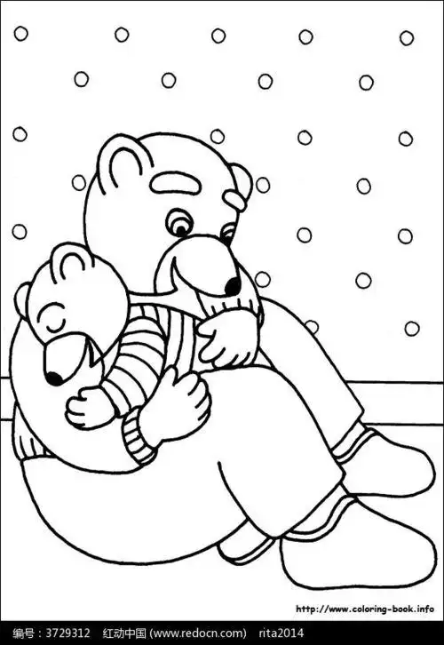 熊妈妈简笔画熊妈妈简笔画彩色