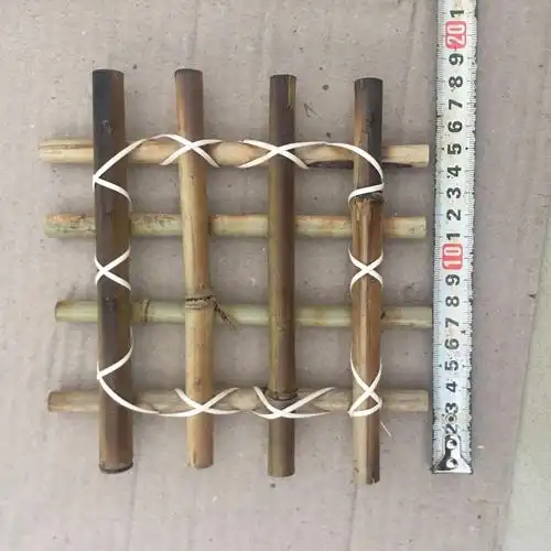 配盆景小方形竹子花架无竹筒15x15竹子工艺品-阿里巴巴