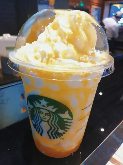 星巴克芒椰糯糯星冰乐