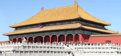 太和殿重檐庑殿顶