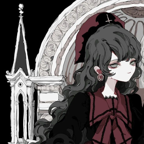 粉丝求图|微丧暗黑系的动漫闺蜜头像哦!