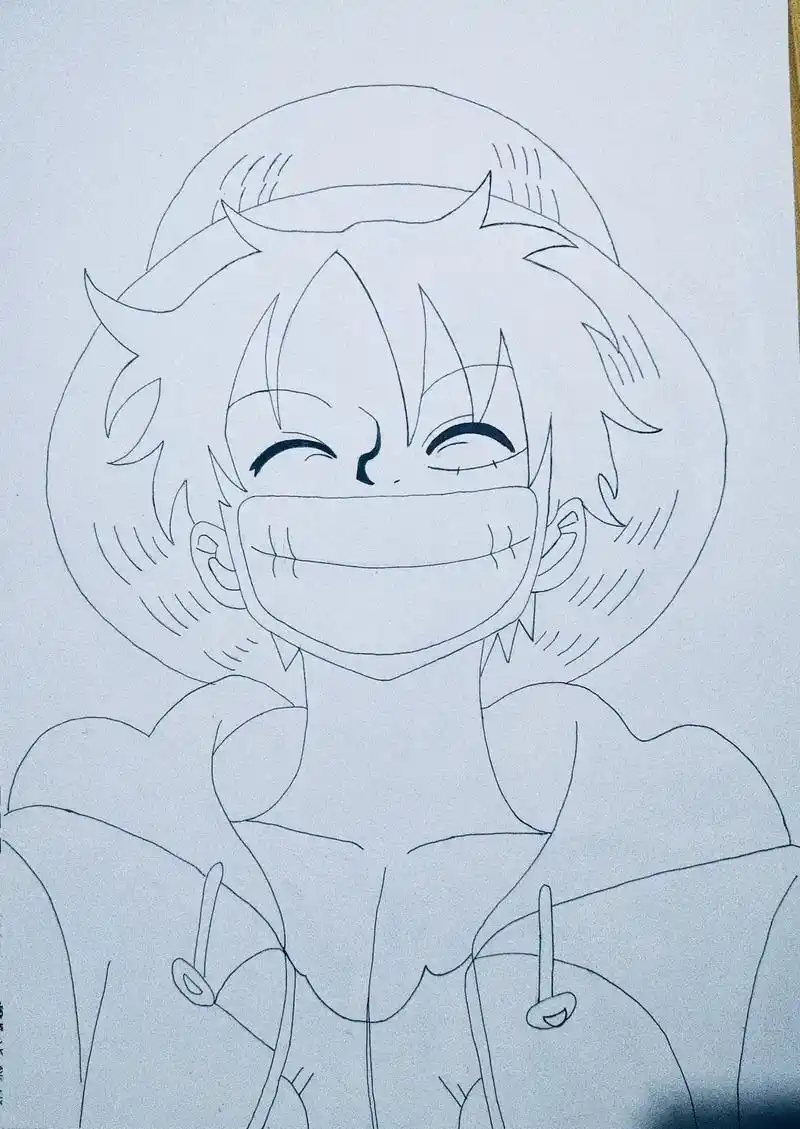 做喜欢的事才是最重要的#海贼王 #路飞 #手绘 #临摹 - 抖音