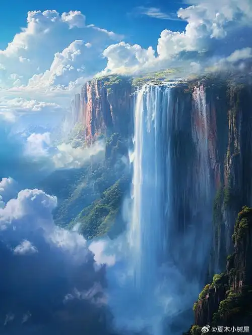 壁纸 风景 旅游 瀑布 山水 桌面 690_916 竖版 竖屏 手机