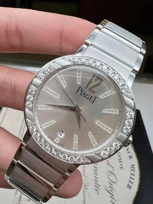 伯爵polo系列 型号是g0a26023原表原钻 38mm  自动机械腕表 男均女可