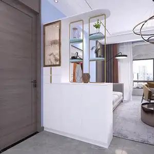 隔断柜玄关柜装饰柜洞洞板屏风置物架简约现代正对入户门4人付款799