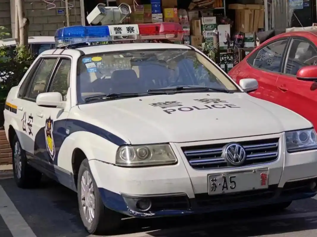 公安警车-大众桑塔纳/桑塔纳志俊.volkswagen sa - 抖音
