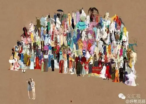 90后妹子画了一群"不要脸"的古代人,网友却喊这样的中国风太清新!