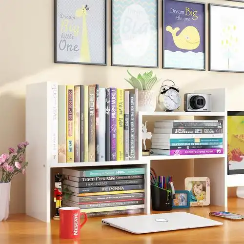 放在书桌上的书架家用放书可折叠创意学生便捷式简约大容量置物架