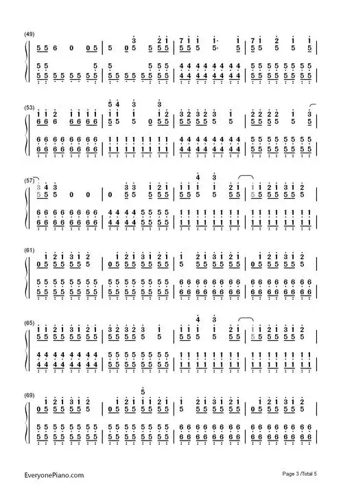 love story-爱的故事-taylor swift双手简谱预览3