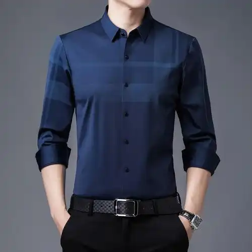 > 男装品牌壹号店 > 高端桑蚕丝保暖衬衫男长袖冬季加绒加厚中年商务