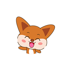 表情包在微信表情平台上发布的,小梨表情包是以小狐狸为主题设计的