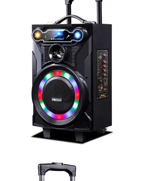 音响蓝牙拉杆移动k歌超大音量带无线话筒唱歌跳舞重低音大功率便携式