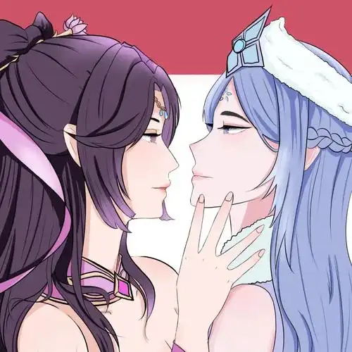 貂蝉&王昭君  之→<你脸上好像有东西>