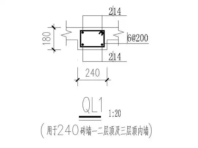 两层砖混结构住宅楼结构施工图(cad)