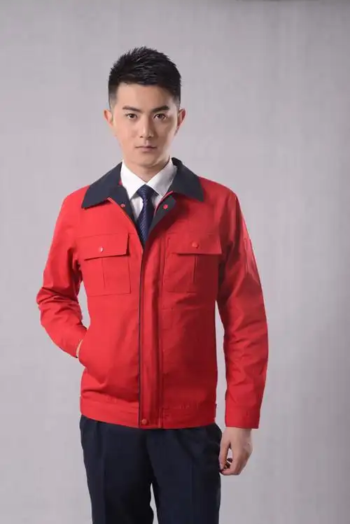 工作服 春秋长袖工程服 汽修服 男工作服时尚潮流