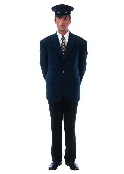 白色背景上不同职业的人