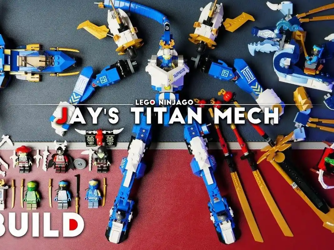 乐高杰的泰坦机甲71785杰的闪电喷气机71784 解压速组020202