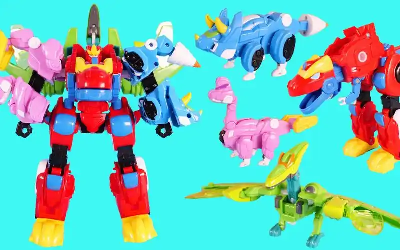 帮帮龙四合体机甲龙王玩具