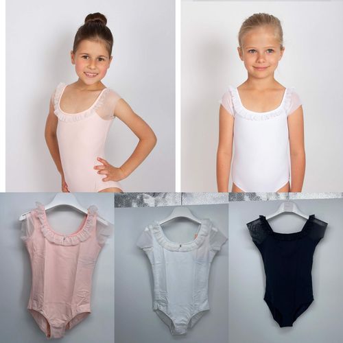 儿童芭蕾舞练习紧身衣短袖连体衣芭蕾服体操服不退换——仙女娃娃舞蹈