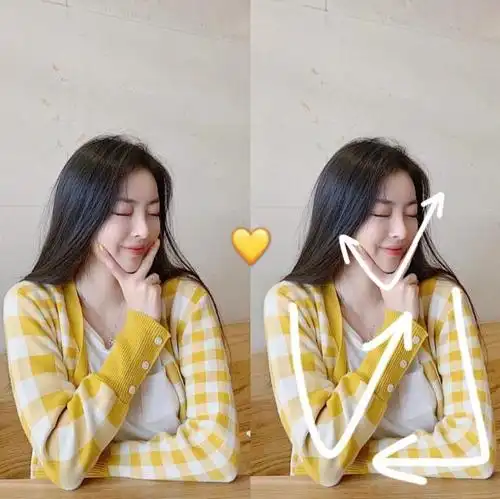 显好看显脸小的9个拍照姿势,甜美又可爱,快快get起来