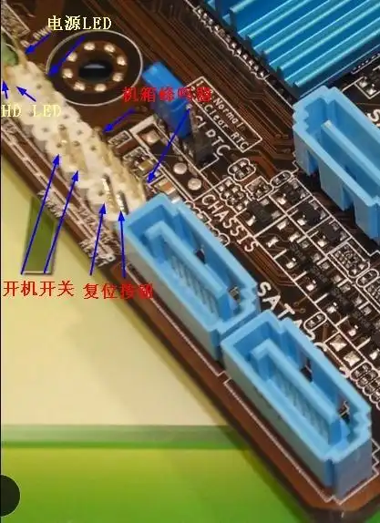 华硕m4a88tmle主板插线法