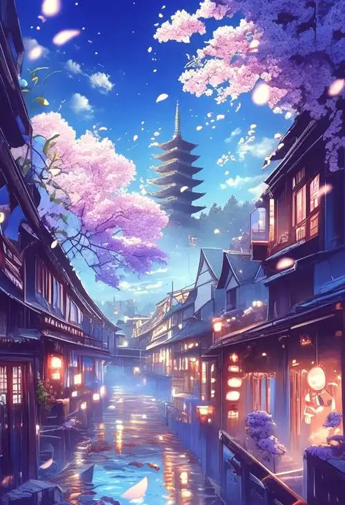 🌸🌳动漫风情樱花盛景🌸🌳