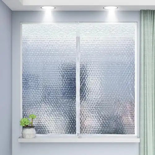 窗户保温膜双层玻璃贴膜隔寒隔热透明封窗膜冬季防寒防风加厚保暖