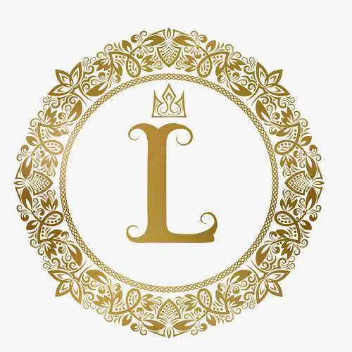 字母图片l的艺术字体花边字体l字母logo设计l字母花朵图片l大写字母免