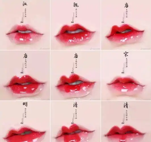 古代女子唇形变化与现代相比,实在是太丰富了!