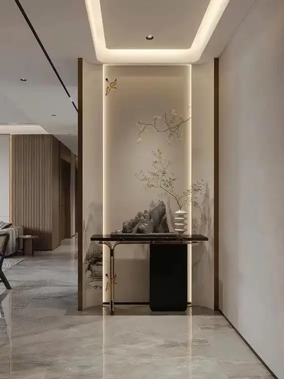 小区业主都来夸的新中式玄关合集