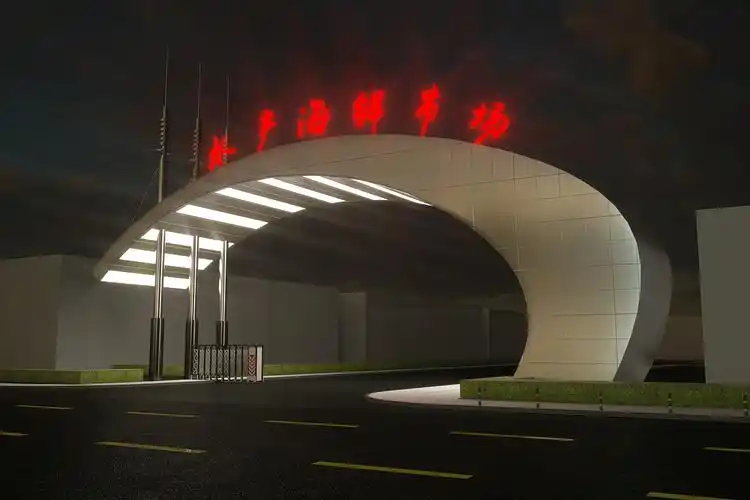 钢结构大门|三维|建筑/空间|深化设计湖南炎林 - 原创作品 - 站酷