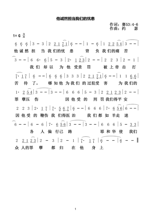 使用技巧:拍子记号:3/4歌谱调号:g适用乐器:钢琴歌谱类型:简谱歌词