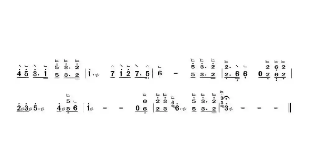 出埃及记古筝简谱