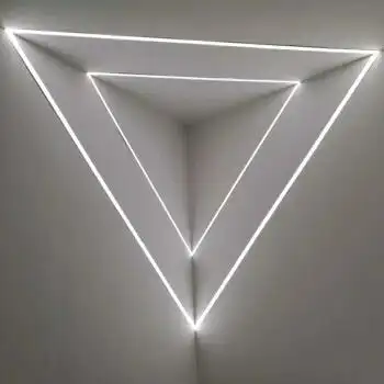 led线条灯线性灯硬灯条走廊过道楼梯灯铝槽灯造型灯 1米明装 蓝