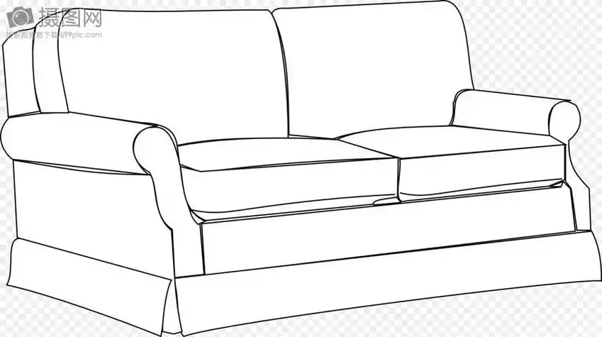 画沙发的简笔画 画沙发的简笔画画法