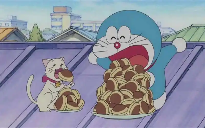 哆啦a梦:世界恢复成以前的样子,哆啦a梦的铜锣烧瞬间消失不见