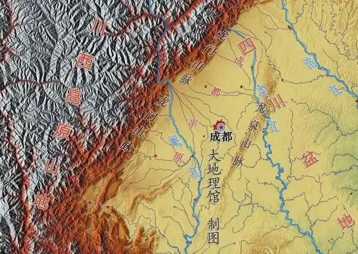 因为持续稳定繁荣,成都平原成了"天府之国"第一代言人.