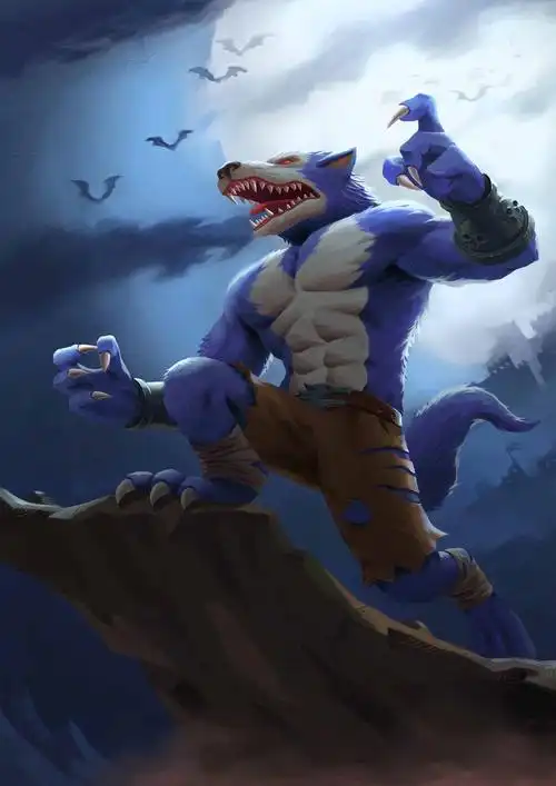 2011-2021」十年创作回顾与总结标签游戏原画狼人月夜插画概念气氛作