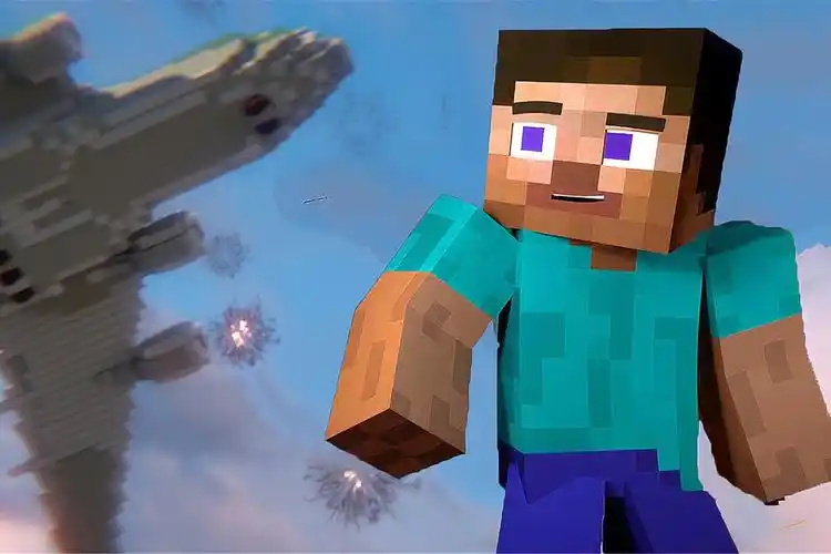 mc动画史蒂夫的冒险故事战斗机飞行员史蒂夫上线