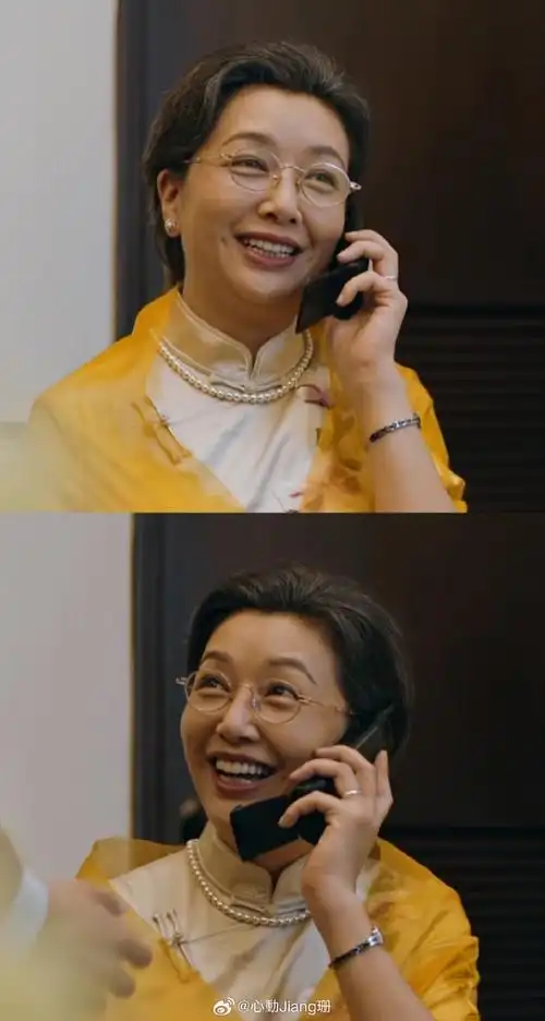 江珊超话  我们美丽温柔的邓妈妈#江珊#甜甜的笑容#电视剧但愿人长久