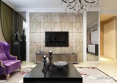 电视背景墙高2米54,宽3米05,贴瓷砖的话,贴多大的瓷砖,尺寸如何选择?