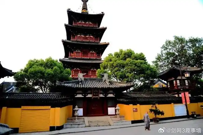 苏州寒山寺,北京天坛,洛阳白马寺,西安大雁塔,杭州三潭印月,扬州白塔